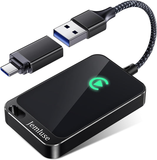 Wireless CarPlay Adapter for Apple iPhone -All Black